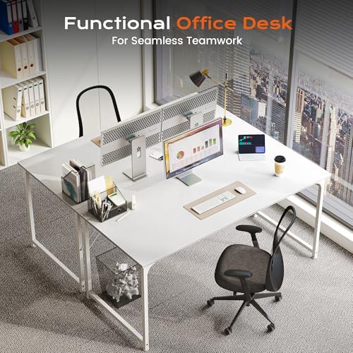 PRAISUN 47 X 24 Inch Computer Desk with Deeper Desktop - Image 3