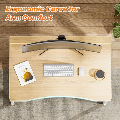 Huuger Folding Desk for Small Spaces, 31.5 Inch Foldable Computer Table - Image 5