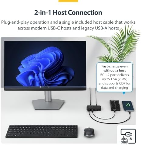 StarTech 4-Port USB-C & USB-A Hub, 5Gbps, 36W, NA (311NA-USB-HUB) - Image 3