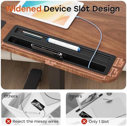 Small Mobile Standing Desk with Drawer, 23.6" x 19.7" Top - Image 6