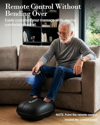 CuPiLo Foot Massager FSA Eligible HSA, 5 Compression Levels & Deep Kneading - Image 4