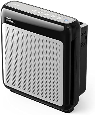 COWAY Air Purifiers for Home Up to 1,748 ft², HEPA Filter for Smoke, Allergies, Pet Dander, Odor, Air Quality Monitor, Auto & Eco Mode, Timer, Filter Indicator, 3yr Warranty, Airmega 200M Black by Unknown