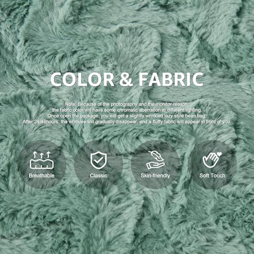 Hobestluk Big Bean Bag Chairs for Adults Fireside BeanBag Couch Togo Sofa - Image 4