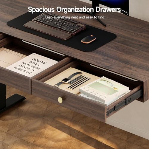 ONBRILL Electric Standing Desk with 3 Drawers, 55x24 Inch Height Adjustable - Image 4