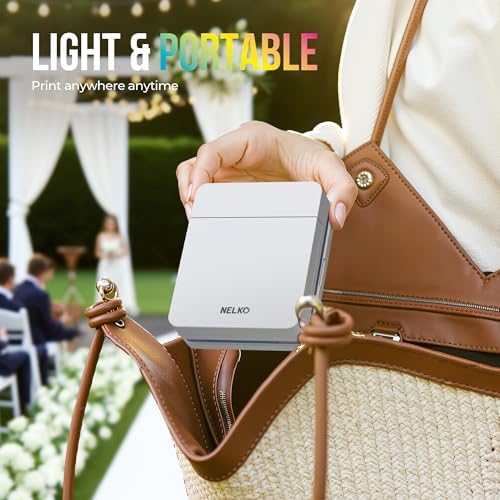 Nelko PP01 Photo Printer, 2x3 Portable Photo Printer, Mini Printer, Beige - Image 5