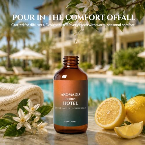 AROMADD Citrus Hotel Diffuser Oil Inspired by Luxury Hotel Scent, 200 mL - Image 3
