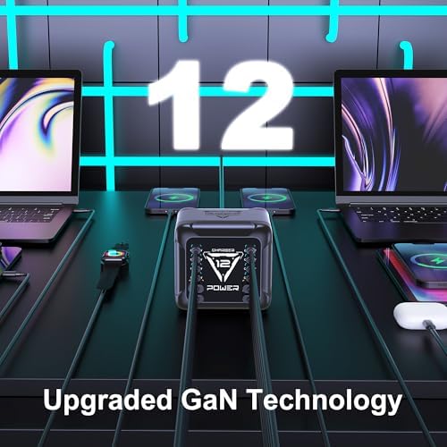 1200W USB C Charging Station, 12-Port GaN Fast Charger - Image 5