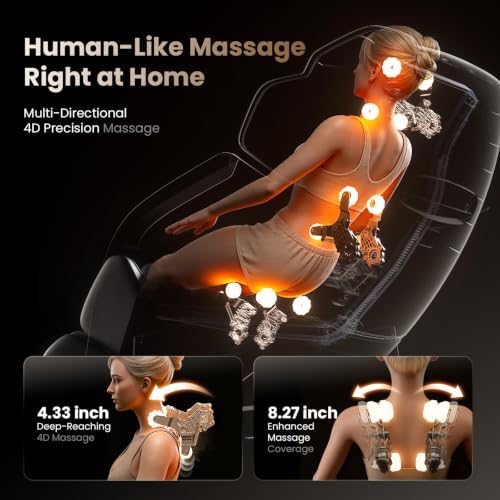 BOB AND BRAD iMaster Pro 4D Full Body Massage Chair Zero Gravity SL-Track - Image 5