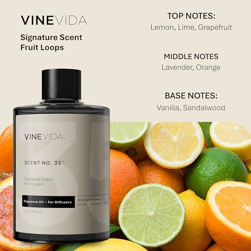 VINEVIDA [16 Fl Oz] Fruit Loops Fragrance Oil for Cold Air Diffusers, Essential Oils for Diffuser Oil Refill & Air Freshener Room Spray - Image 2