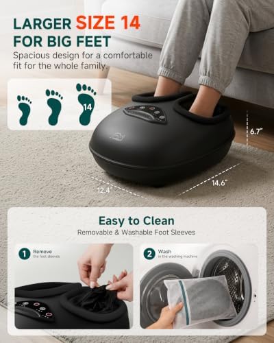 Snailax Foot Massager for Plantar Fasciitis, Neuropathy Circulation,Size 14 - Image 3