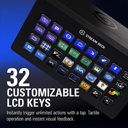 Elgato Stream Deck XL – Advanced Studio Controller,32 Macro Keys,Trigger Actions in apps and Software Like OBS,Twitch,​YouTube and More,USB,Works with Mac-and PC,(Pack of 12) - Image 3