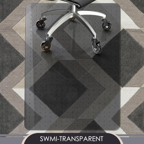 Kuyal Office Chair Mat for Carpet, Set of 2, Heavy Duty Computer Chair Mat - Image 6
