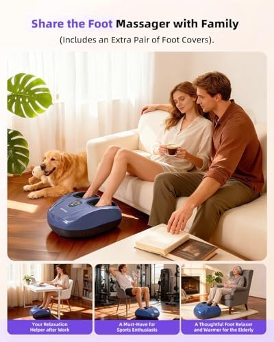 Shiatsu Foot Massager with Heat and Remote Control for Plantar Fasciitis - Image 6