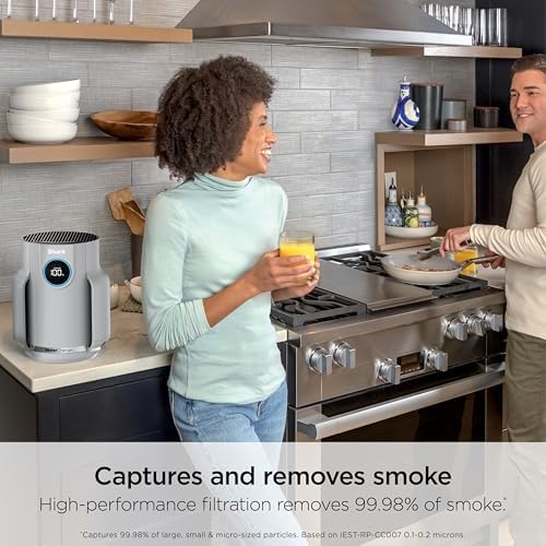 Shark NeverChange Compact Pro Air Purifier 2 pack, HP0712GY1, Dark Grey - Image 6