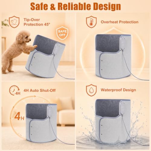 Under Desk Heater, Portable Foot & Leg Warmer with Blanket - Image 4