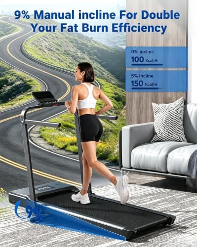 Superun Waking Pad Treadmill with Incline, 3.0HP and 300 LBS Capacity - Image 2