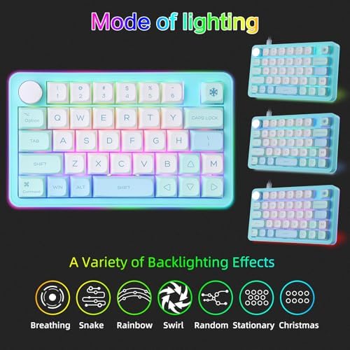 Koolertron One-Handed Mechanical Keyboard, 39 Macro Keys(39 Keyboard Blue) - Image 6