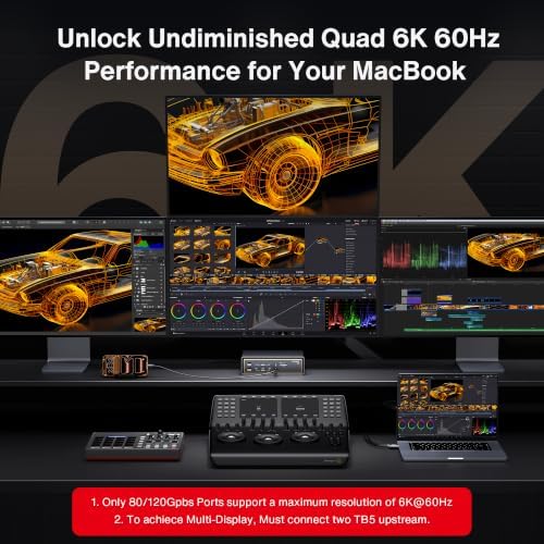 iVANKY 26-in-1 FusionDock Ultra Compatible with Thunderbolt 5, 10GbE Dock - Image 4