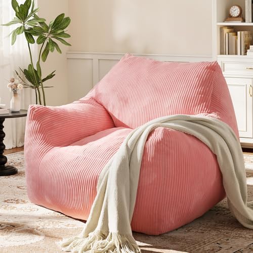 Big Bean Bag Chair for Adults, Ultra Soft BeanBag for Living Room by Vellorise