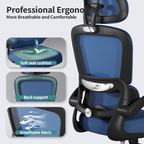 TRALT Office Chair Ergonomic Desk Chair - Gaming Chair with Lumbar Support - Image 3