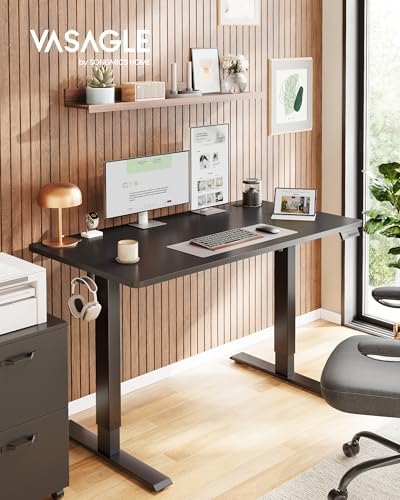 VASAGLE Electric Standing Desk, Height Adjustable, 47.2 x 23.6 Inches - Image 2