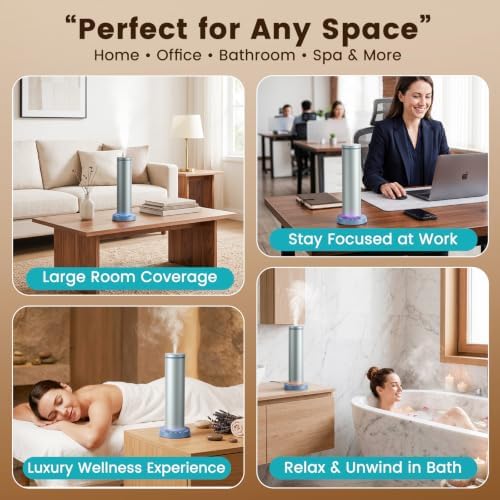 Ziweo Waterless Diffuser Rechargeable Cordless & Plug-in Powered, 1500sq.ft - Image 7