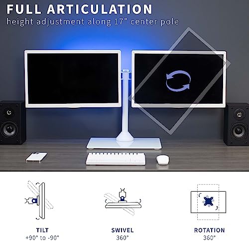 VIVO Dual Monitor Desk Stand for 13 to 32 inch Screens, STAND-V002FGW - Image 6