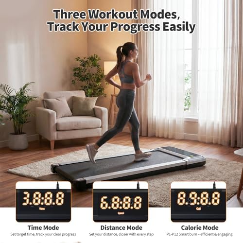 NEWBULIG Foldable Walking Pad with Handle Bar,Treadmills for Home Office - Image 4