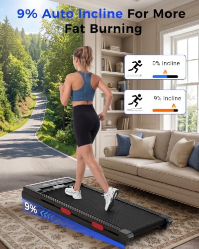 Superun Waking Pad Treadmill with Incline, 3.0HP and 300 LBS Capacity - Image 2
