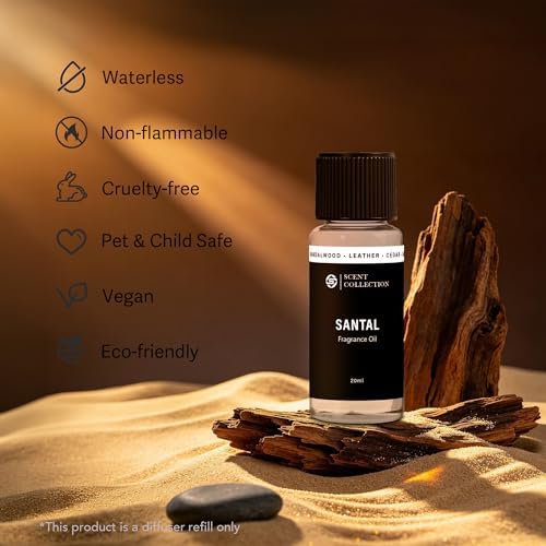 Santal Diffuser Oil Luxury Hotel Scent Signature Sandalwood, 20ml - Image 3