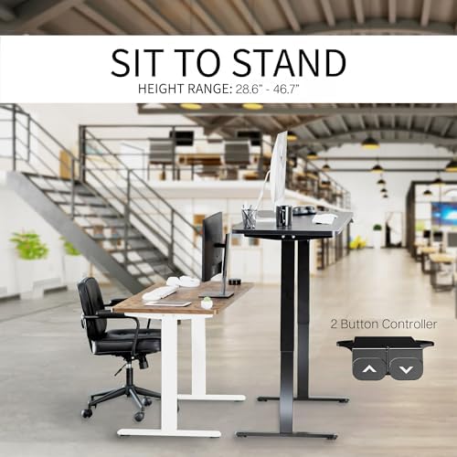 VIVO Dark Gray 60 x 24 in Standing Desk, DESK-KIT-B06G - Image 5