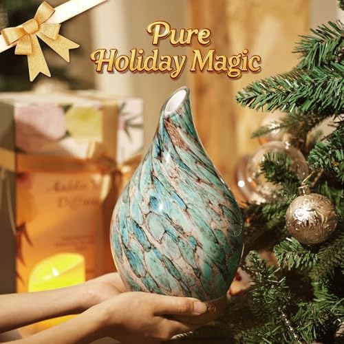 Porseme 280ml Remote Essential Oil Diffuser 3D Glass Ultrasonic Mist 7H - Image 6