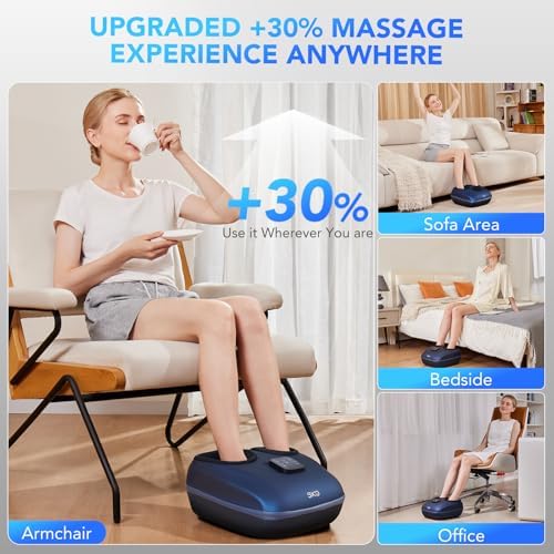 SKG YS100 Shiatsu Foot Massager with Heat for Plantar Fasciitis - Image 2