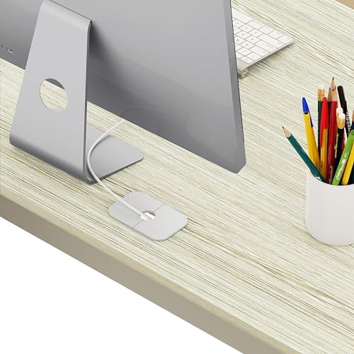 SHW 55-Inch Commercial-Grade Office Computer Desk, Maple - Image 7