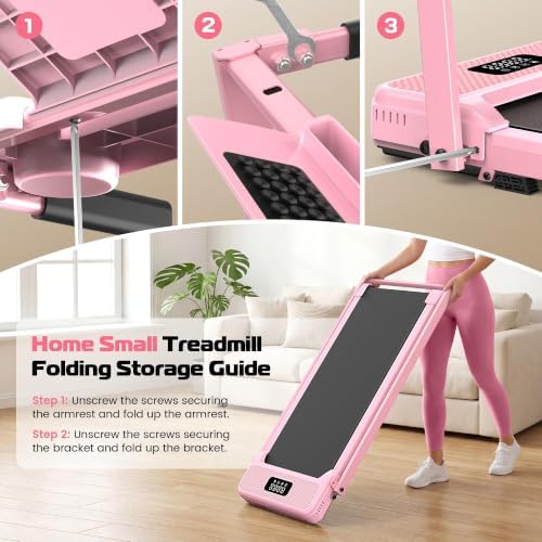 ANCHEER Walking Pad with Incline-Under Desk Treadmill for Home/Office - Image 7