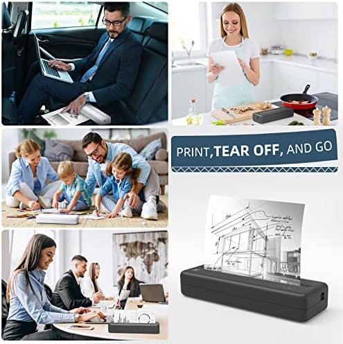 HPRT Wireless Portable Printer - Bluetooth Thermal Printer for Travel - Image 6