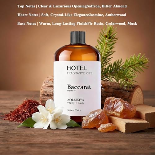 Hotel Collection Diffuser Oil Scent Inspired by The Iconic 5-Star Hotel Baccarat for Waterless Diffuser & Home Scenting Essential Oil for Ultrasonic and Crafting (16.9 Fl Oz (Pack of 1) - Image 5