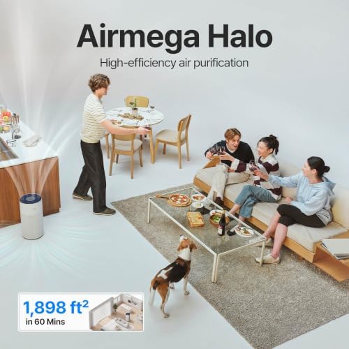 COWAY Airmega Halo HEPA Air Purifier for Pets & Allergy, AP-1526D(W), White - Image 2