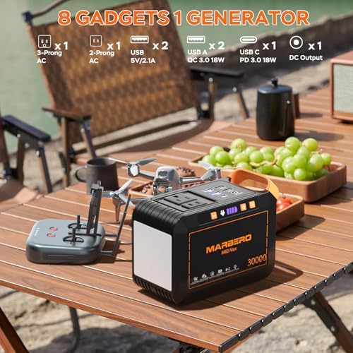 MARBERO 111Wh Solar Generator with Panels Included Solar Panel Kit 30W - Image 3