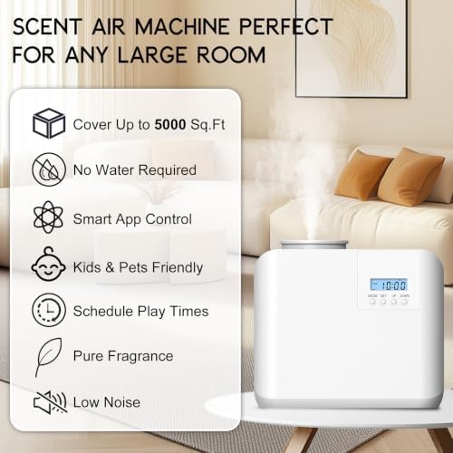 2026 Upgraded HVAC Scent Diffuser Machine, Covers 5000 Sq.Ft for Large Room - Image 2