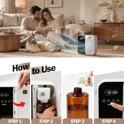 Hotel Collection Diffuser - Waterless Essential Oil Diffuser - Whole House Scent Diffuser for Large Room Home Office - (3000 Sq.Ft of Coverage) - Image 2