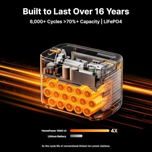 Jackery HomePower 1000 v2 Power Station,1024Wh,1500W - Image 3