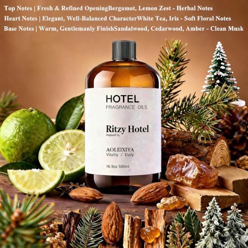 Hotel Scent Essential Oil Hotel Collection Waterless Diffuser Oil - Premium Fragrance Oil for Ultrasonic and Waterless Diffusers and Crafting (16.9 Fl Oz (Pack of 1) - Image 5