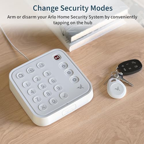 Arlo Security Tag - Arlo Certified Accessory, Works with Home Security System and Video Doorbell (2nd Generation), White/Black - NT1201-10000S - Image 3