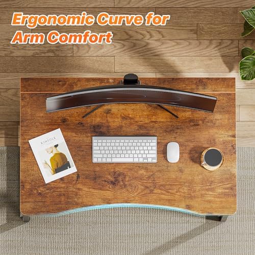 Huuger Folding Desk for Small Spaces, 31.5 Inch Foldable Computer Table - Image 5
