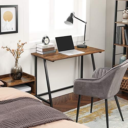 VASAGLE 39-Inch Computer Desk, Small Workstation with Iron Frame Top - Image 6