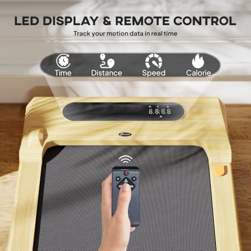 Soozier Walking Pad 2.5HP Under Desk Treadmill, 264 lbs, Installation-Free - Image 5