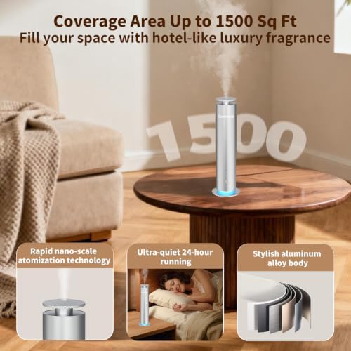 Smart Waterless Diffuser, Essential Oil Diffuser for Large Room - Image 2