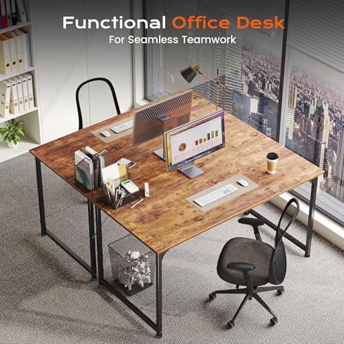 PRAISUN 40 X 24 Inch Computer Desk with Deeper Desktop - Image 3