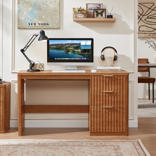 LEYAOYAO Office Desk 48" with 3 Drawers Storage File Cabinet - Image 4